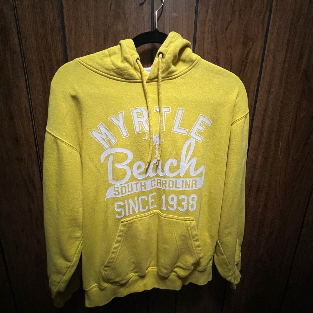 Yellow hoodie
